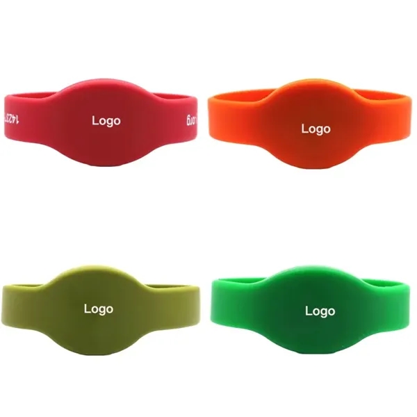 Digital business smart NFC silicone wristband - style 1 plus 1... from ASI 37218 Athena Promo (tm)