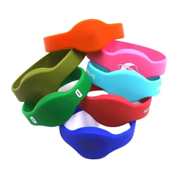 Digital business smart NFC silicone wristband - style 1 plus 1... from ASI 37218 Athena Promo (tm)