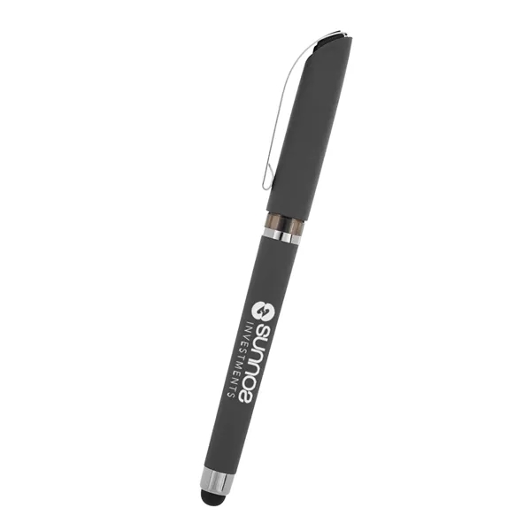 Avendale velvet touch pen with gel ink, a rubber grip, and... from ASI 61125 Hit Promotional Products / Hit®