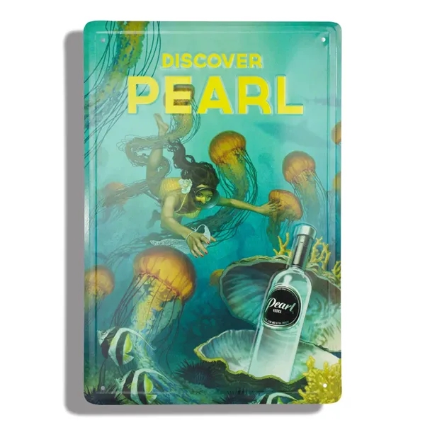 12" x 18" custom sign made from recycled aluminum.... from ASI 50120 Dixie Seal & Stamp Co Inc / Dixiline