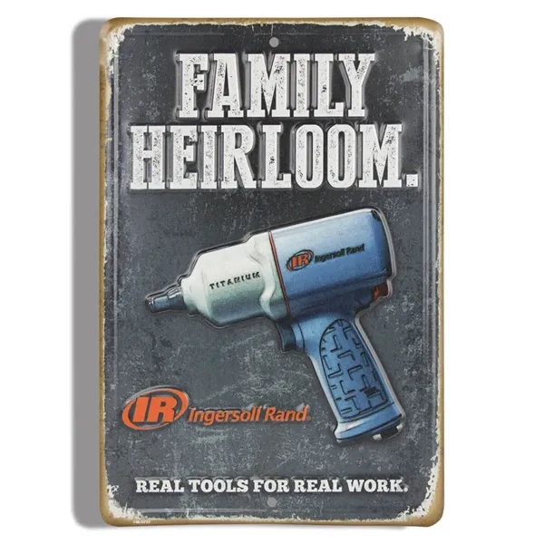 8" x 12" sign made of recycled aluminum with two or... from ASI 50120 Dixie Seal & Stamp Co Inc / Dixiline