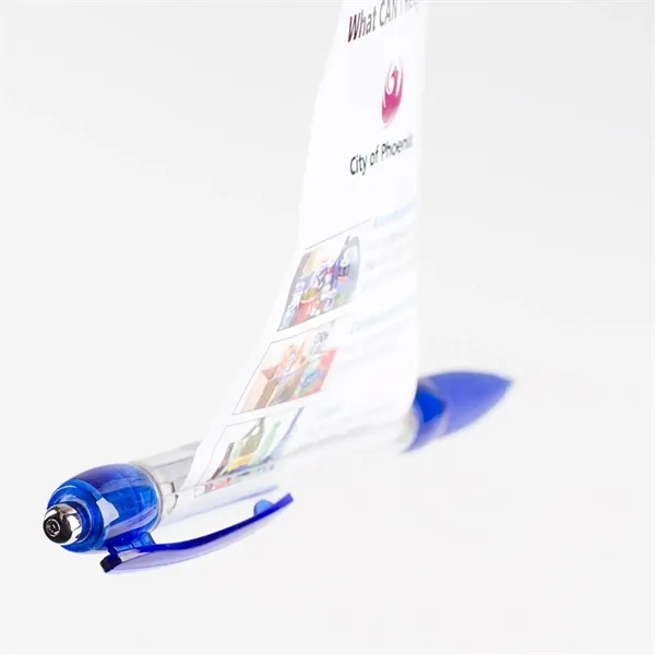 Pen with retractable pull-out banner on the side.... from ASI 90859 Tempo Industries Inc