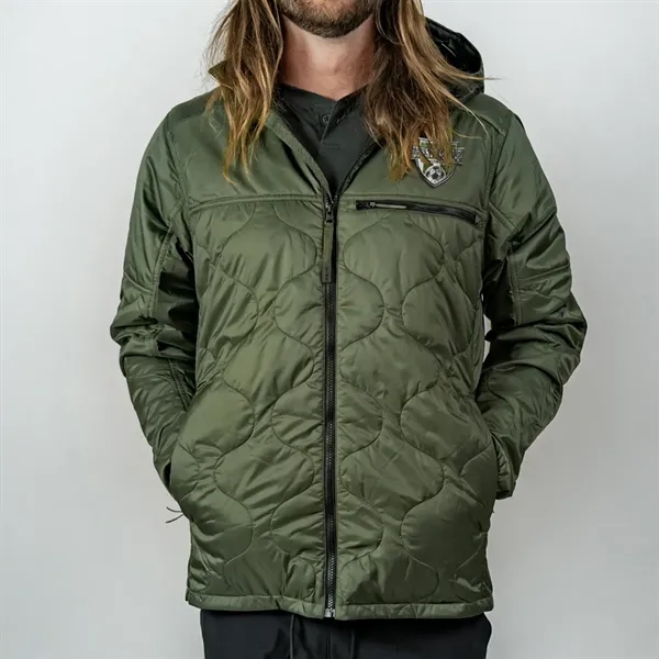 Insulated jacket with quilted design, adjustable hood and waist hem.... from ASI 61125 Hit Promotional Products / Hit®