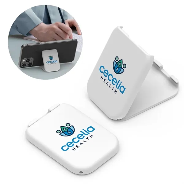 2.4" x 1.69" plastic folding cellphone stand that supports devices in... from ASI 61125 Hit Promotional Products / Hit®