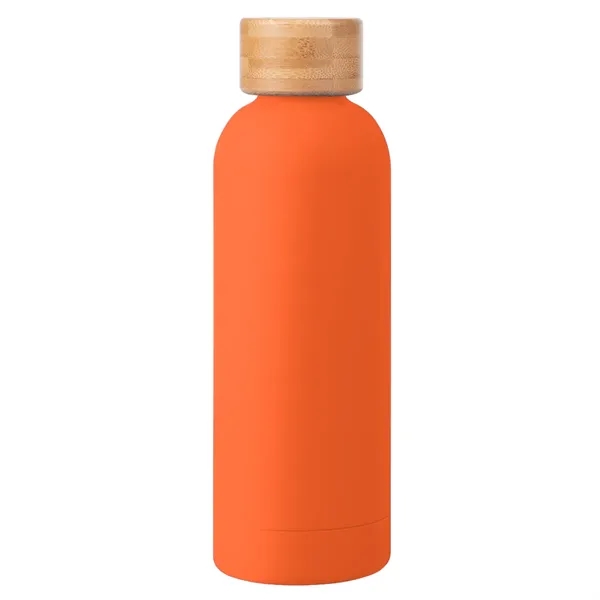 17 oz. double-wall insulated stainless steel bottle with rubberized finish, wide... from ASI 61125 Hit Promotional Products / Hit®