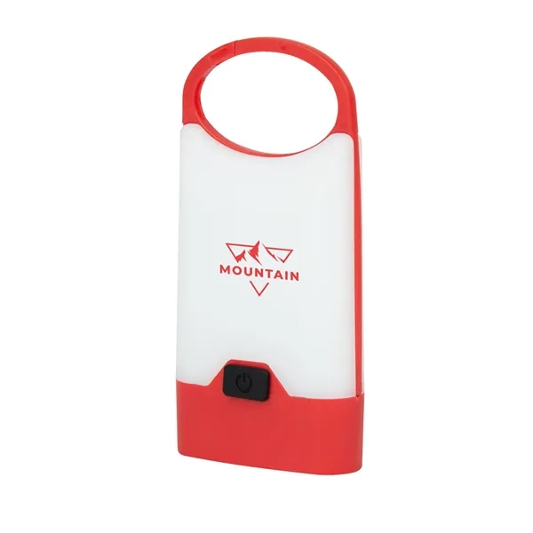 2" x 4" plastic LED lantern with push-button action and carabiner... from ASI 61125 Hit Promotional Products / Hit®