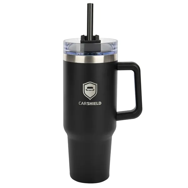 40 oz. stainless steel tumbler with double wall vacuum insulated construction,... from ASI 61125 Hit Promotional Products