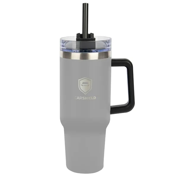 40 oz. stainless steel tumbler with double wall vacuum insulated construction,... from ASI 61125 Hit Promotional Products