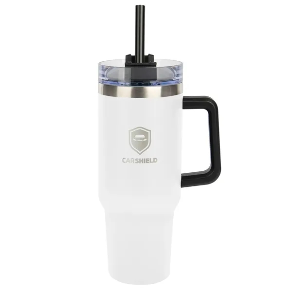 40 oz. stainless steel tumbler with double wall vacuum insulated construction,... from ASI 61125 Hit Promotional Products