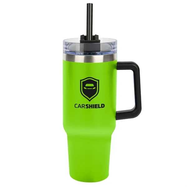 40 oz. stainless steel tumbler with double wall vacuum insulated construction,... from ASI 61125 Hit Promotional Products