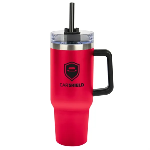 40 oz. stainless steel tumbler with double wall vacuum insulated construction,... from ASI 61125 Hit Promotional Products