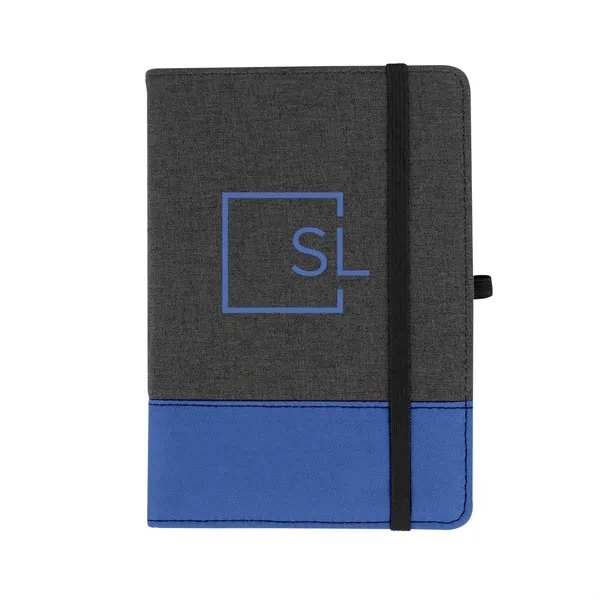 80 page journal with lined sheets, strap closure, pen loop, bookmark... from ASI 61125 Hit Promotional Products / Hit®