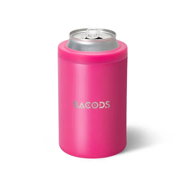 12 ounce stainless steel can cooler with triple insulation technology.... from ASI 61125 Hit Promotional Products / Hit®
