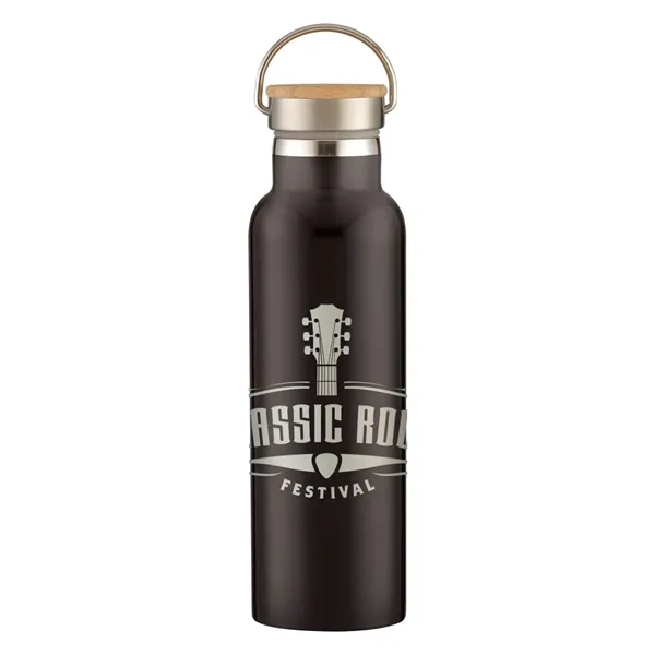 21 ounce double wall insulated stainless steel bottle with wide mouth... from ASI 61125 Hit Promotional Products / Hit®