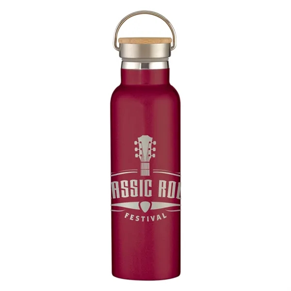 21 ounce double wall insulated stainless steel bottle with wide mouth... from ASI 61125 Hit Promotional Products / Hit®