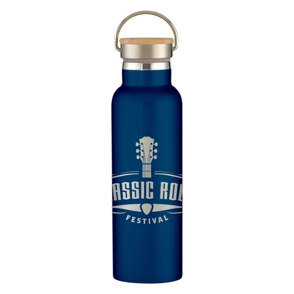 21 ounce double wall insulated stainless steel bottle with wide mouth... from ASI 61125 Hit Promotional Products / Hit®