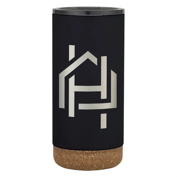 16-ounce stainless steel tumbler with double-wall construction, screw-on spill-resistant-lid and a... from ASI 61125 Hit Promotional Products / Hit®