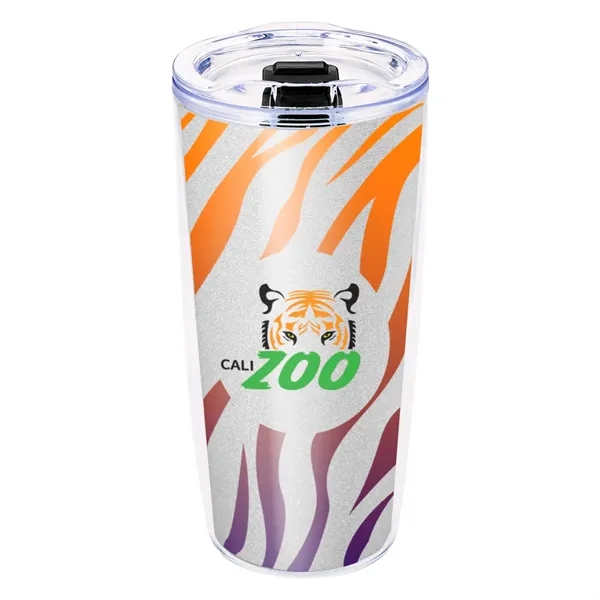 19 ounce double wall acrylic plastic tumbler with rubber gasketed lid... from ASI 61125 Hit Promotional Products / Hit®