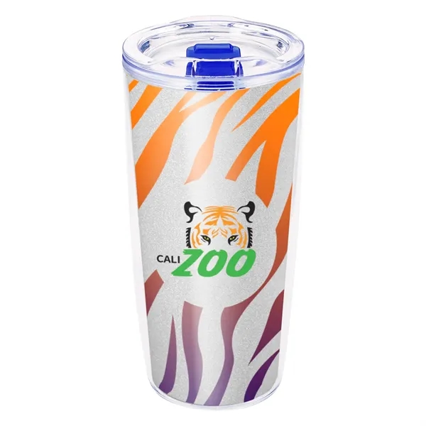 19 ounce double wall acrylic plastic tumbler with rubber gasketed lid... from ASI 61125 Hit Promotional Products / Hit®