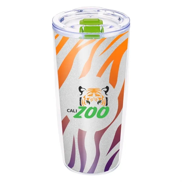 19 ounce double wall acrylic plastic tumbler with rubber gasketed lid... from ASI 61125 Hit Promotional Products / Hit®