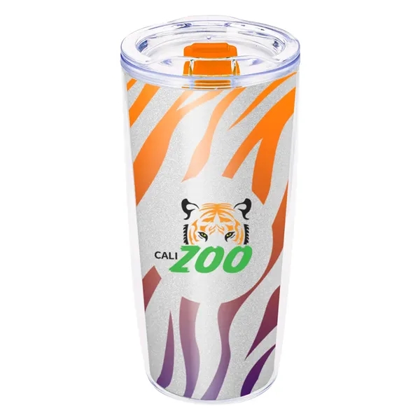 19 ounce double wall acrylic plastic tumbler with rubber gasketed lid... from ASI 61125 Hit Promotional Products / Hit®