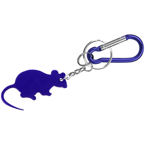 Rat / Mouse shape bottle opener with key chain.... from ASI 74585 Nu Promo International / Nu Promo Line