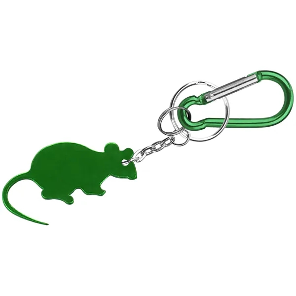 Rat / Mouse shape bottle opener with key chain.... from ASI 74585 Nu Promo International / Nu Promo Line