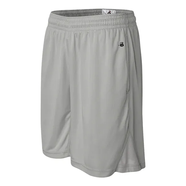 Polyester 9" inseam trainer shorts. Blank product.... from ASI 84358 S&S Activewear