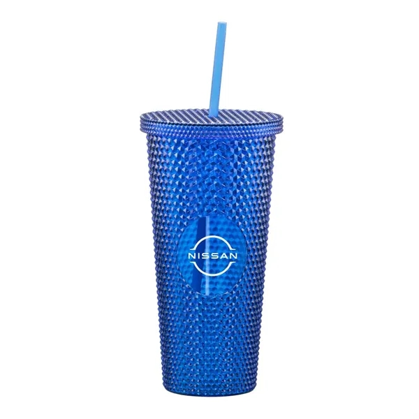 Sip in Style with our Crenshaw Textured 21oz Tumbler w/Straw.... from ASI 84592 St Regis Group
