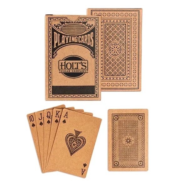 Standard deck of playing cards with one sided imprint on the... from ASI 98360 WOWLine / WOWLine®