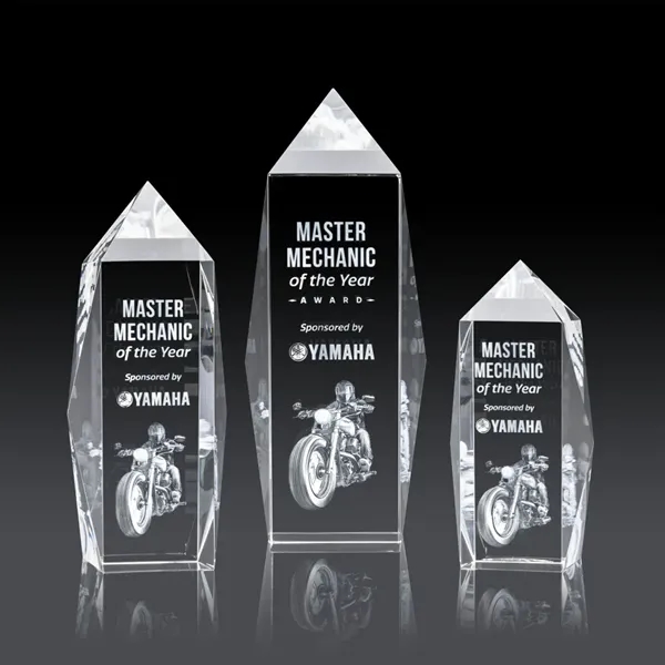 The Bloomington 3D Award  is a brilliant thick Optical Crystal... from ASI 84592 St Regis Group / St Regis