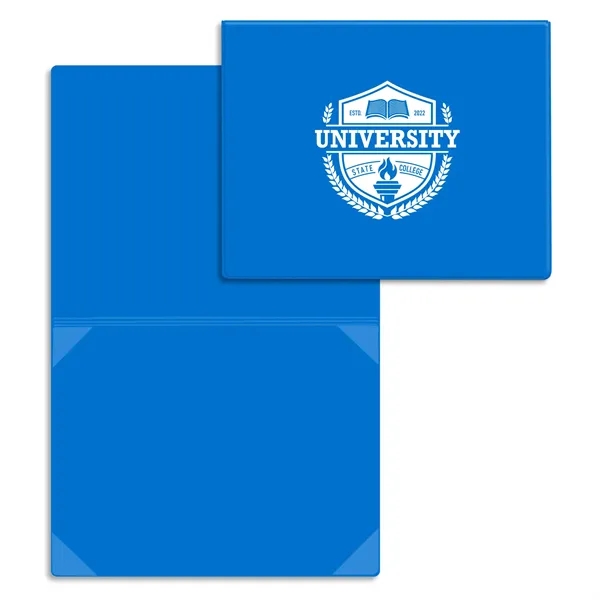 Vinyl certificate/diploma folder that's bound at the top, standard with four... from ASI 54040 Fey Promo