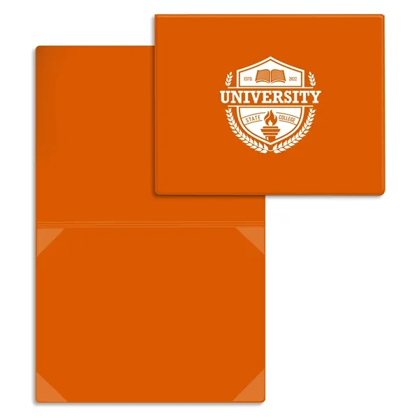 Vinyl certificate/diploma folder that's bound at the top, standard with four... from ASI 54040 Fey Promo