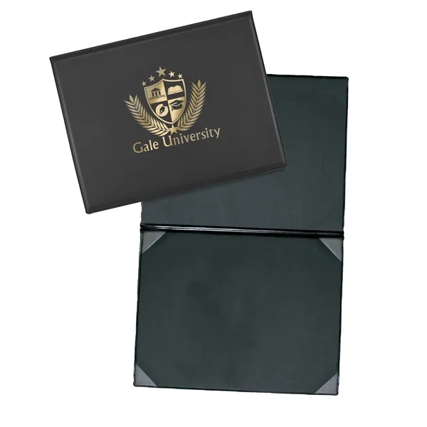 Vinyl certificate/diploma folder that's bound, padded, and comes with four corners... from ASI 54040 Fey Promo