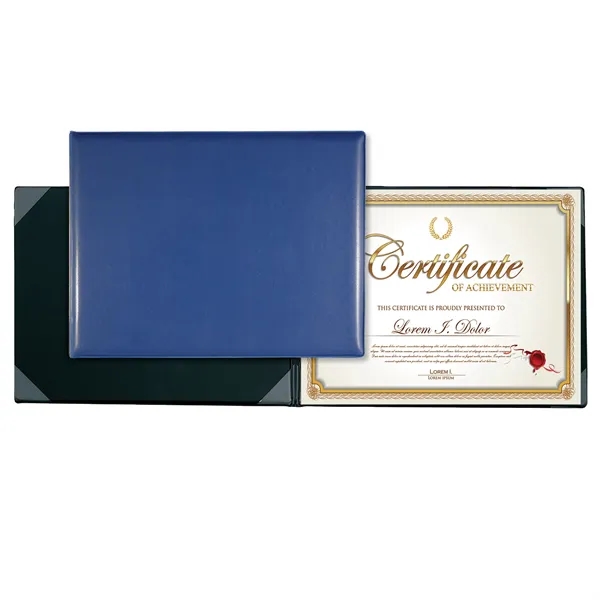 Change to: Vinyl certificate holder with foam padding in the front... from ASI 54040 Fey Promo