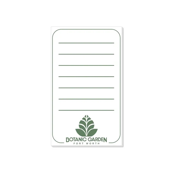 Custom printed non-adhesive memo note pad 25 sheets per pad, 3"... from ASI 93520 Ventura Inc