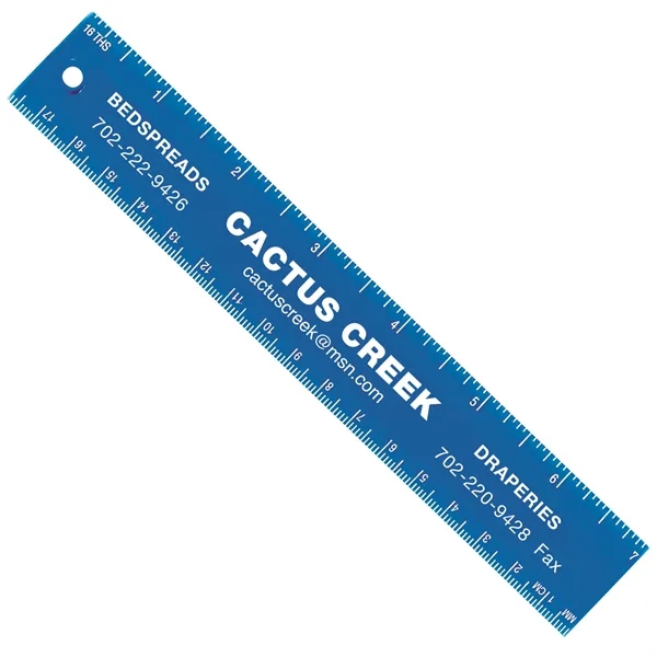 7" ruler made of plastic with a full measurement of 1.12"H... from ASI 54040 Fey Promo