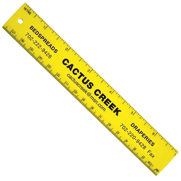 7" ruler made of plastic with a full measurement of 1.12"H... from ASI 54040 Fey Promo