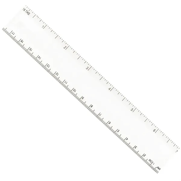 7" ruler made of plastic with a full measurement of 1.12"H... from ASI 54040 Fey Promo