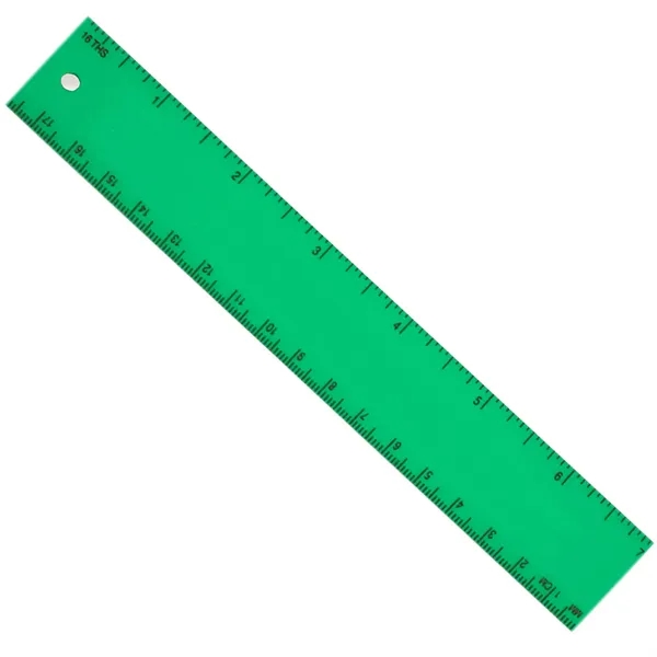 7" ruler made of plastic with a full measurement of 1.12"H... from ASI 54040 Fey Promo