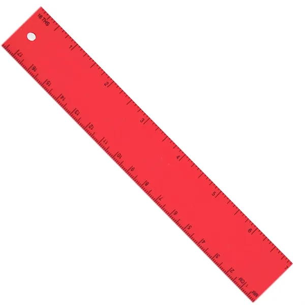 7" ruler made of plastic with a full measurement of 1.12"H... from ASI 54040 Fey Promo