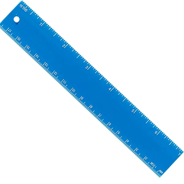7" ruler made of plastic with a full measurement of 1.12"H... from ASI 54040 Fey Promo