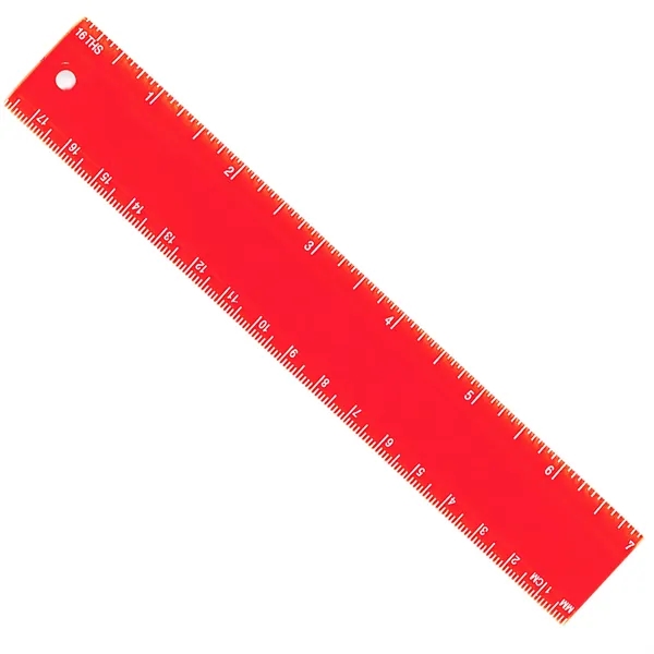 7" ruler made of plastic with a full measurement of 1.12"H... from ASI 54040 Fey Promo