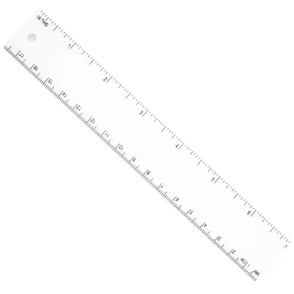 7" ruler made of plastic with a full measurement of 1.12"H... from ASI 54040 Fey Promo