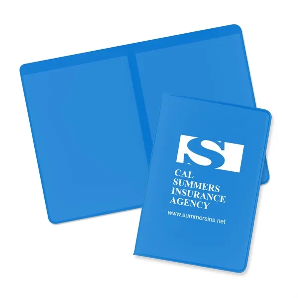 Bi-fold proof of insurance holder made of vinyl measuring 5.25"H x... from ASI 54040 Fey Promo