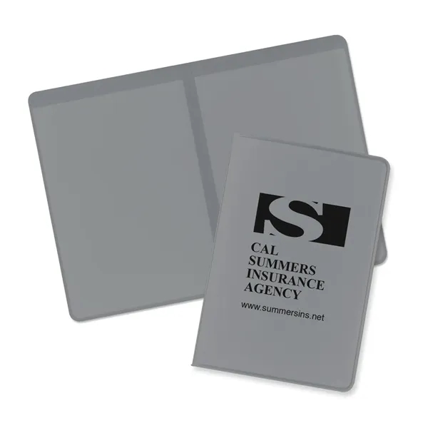 Bi-fold proof of insurance holder made of vinyl measuring 5.25"H x... from ASI 54040 Fey Promo