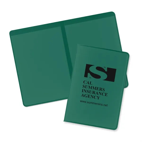 Bi-fold proof of insurance holder made of vinyl measuring 5.25"H x... from ASI 54040 Fey Promo
