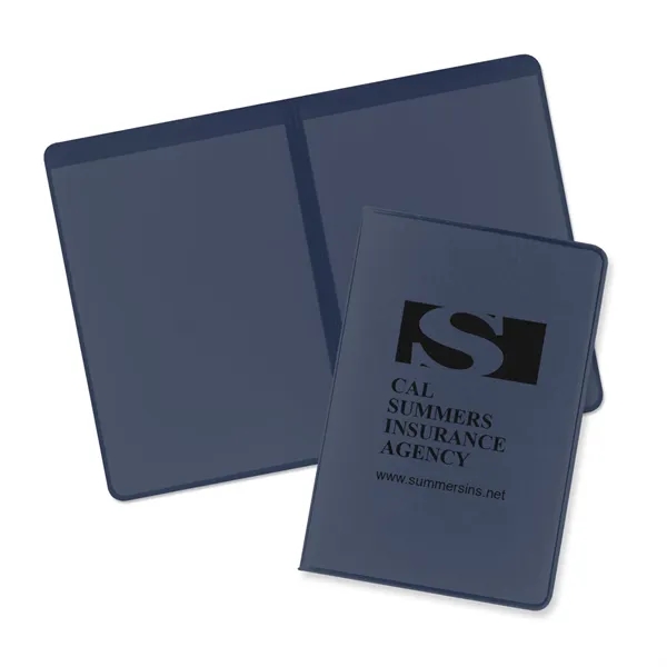 Bi-fold proof of insurance holder made of vinyl measuring 5.25"H x... from ASI 54040 Fey Promo