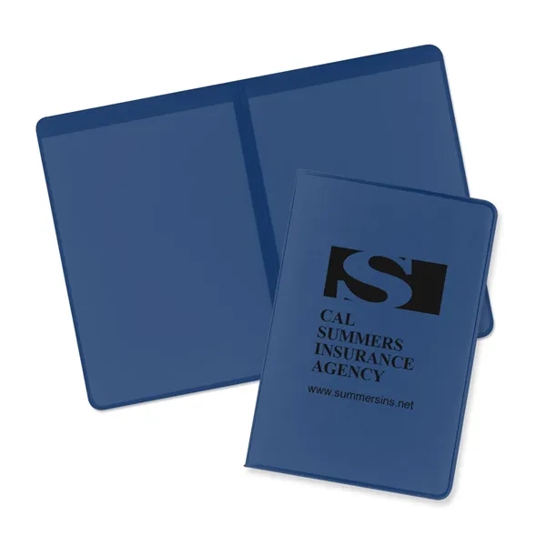 Bi-fold proof of insurance holder made of vinyl measuring 5.25"H x... from ASI 54040 Fey Promo