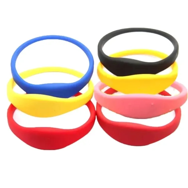 Digital business smart NFC silicone wristband - style 4 plus 1... from ASI 37218 Athena Promo (tm)